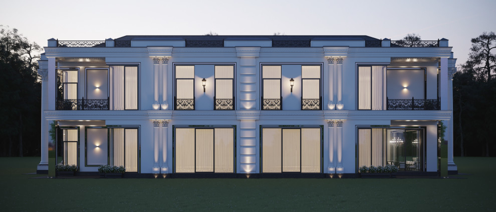 Разработка и оформление проекта загородной резиденции в классическом стиле