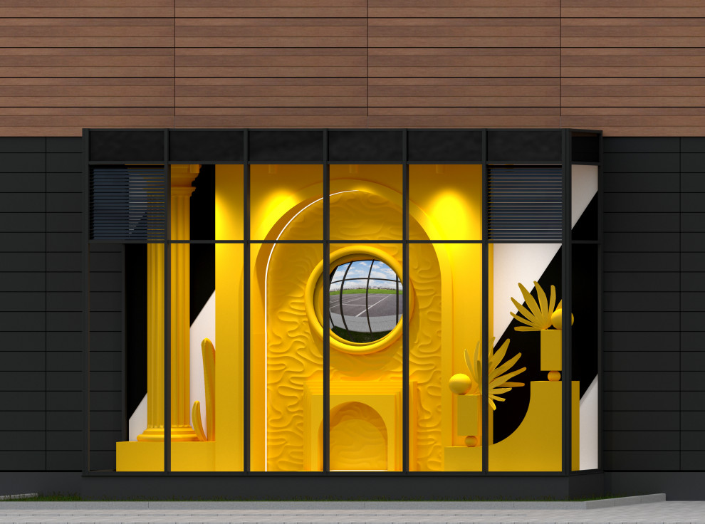 Дизайн Витрин Для магазина стройматериалов , мебели и декора