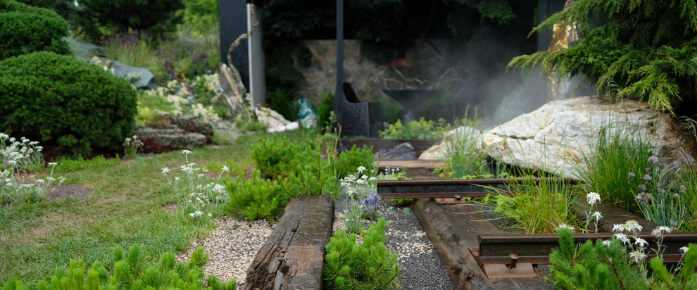 Малахитовая шкатулка, выставочный сад