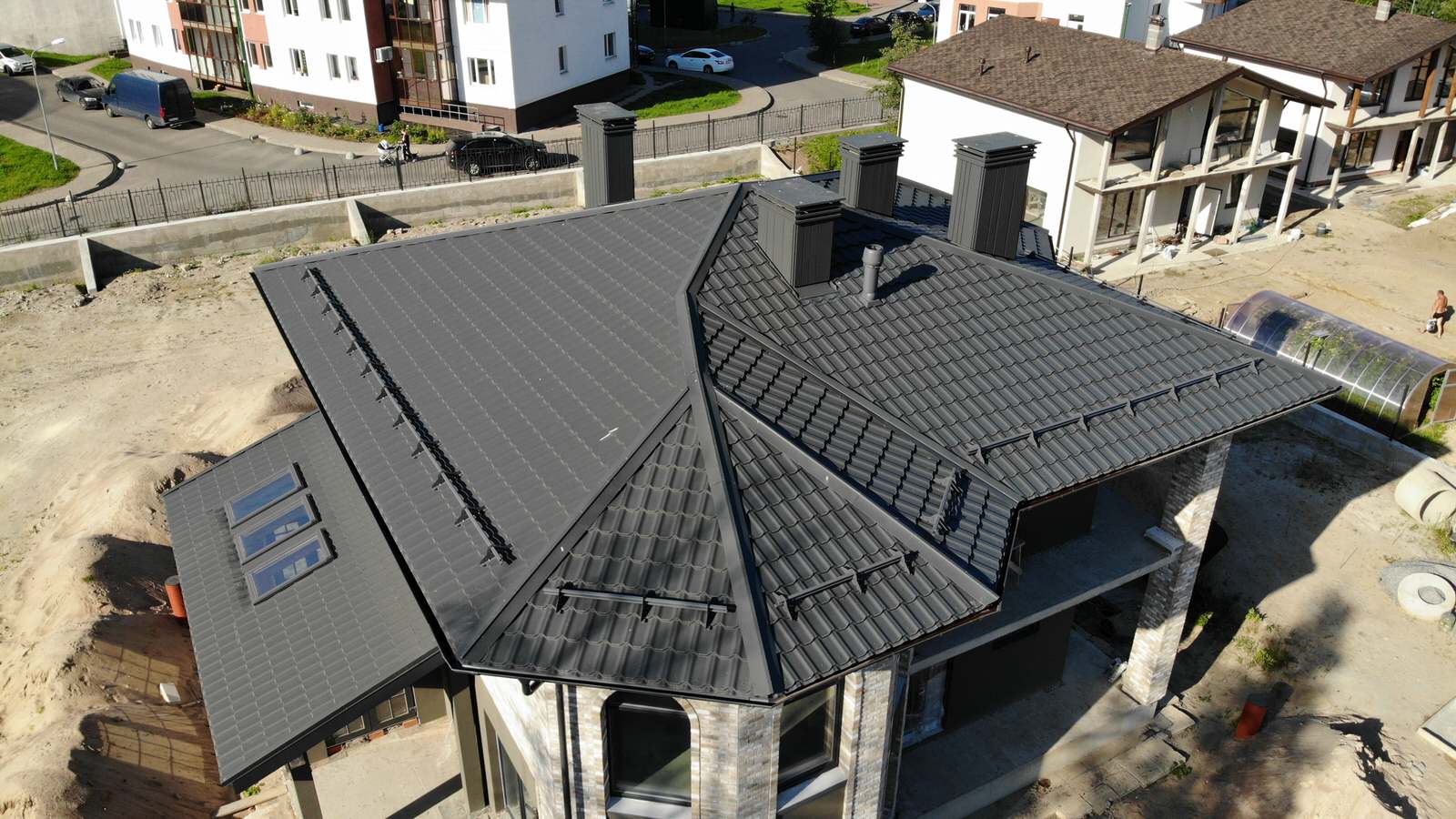 Металлочерепица Квинта плюс от Гранд Лайн