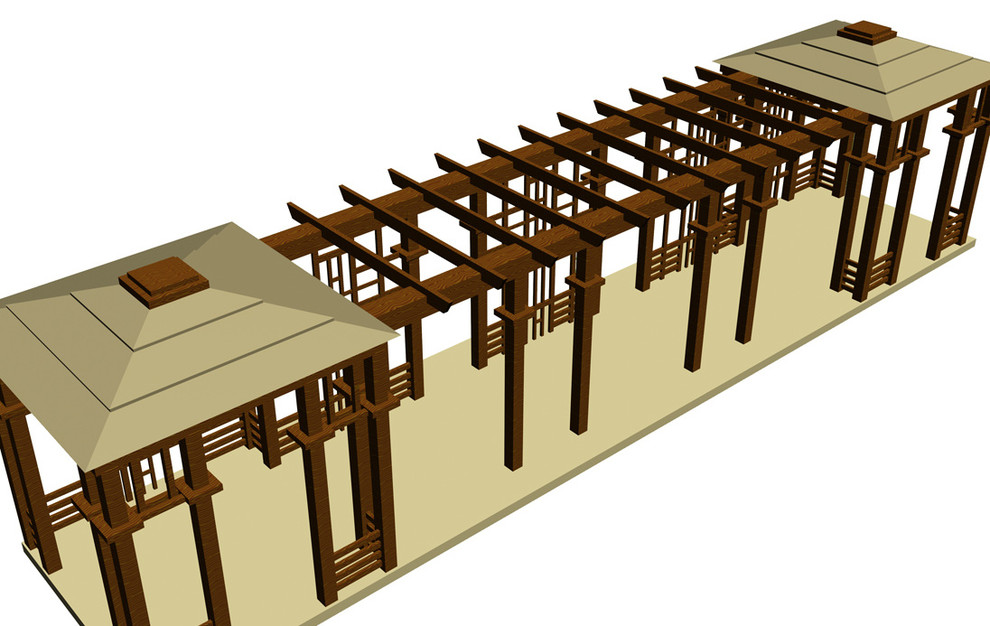 Декор в саду. Наши работы прошлых лет.