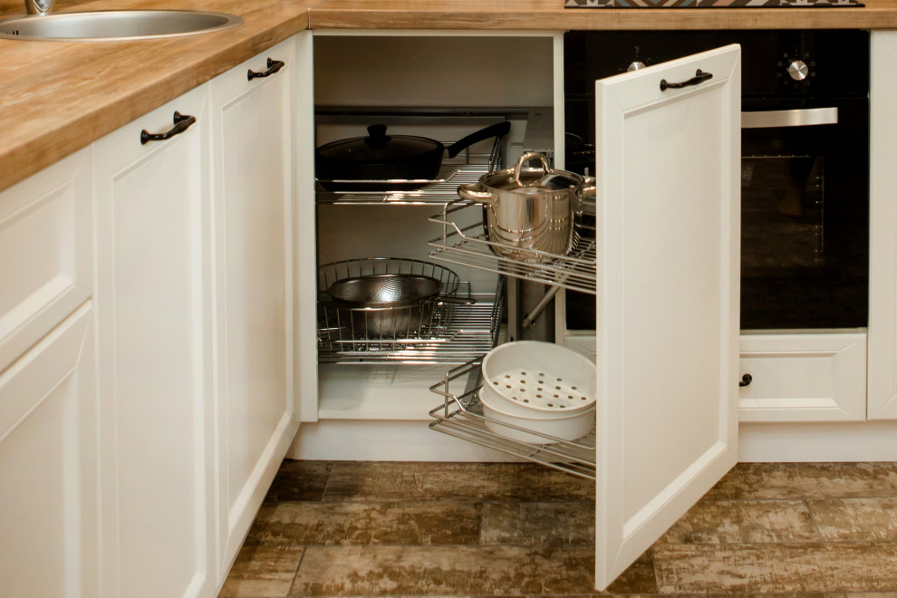 Кухня без верхних шкафов