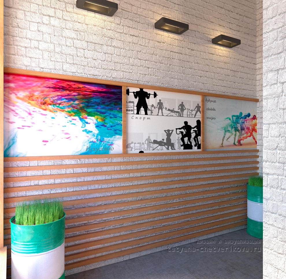 Обложка проекта: Входная зона Детского дома культуры