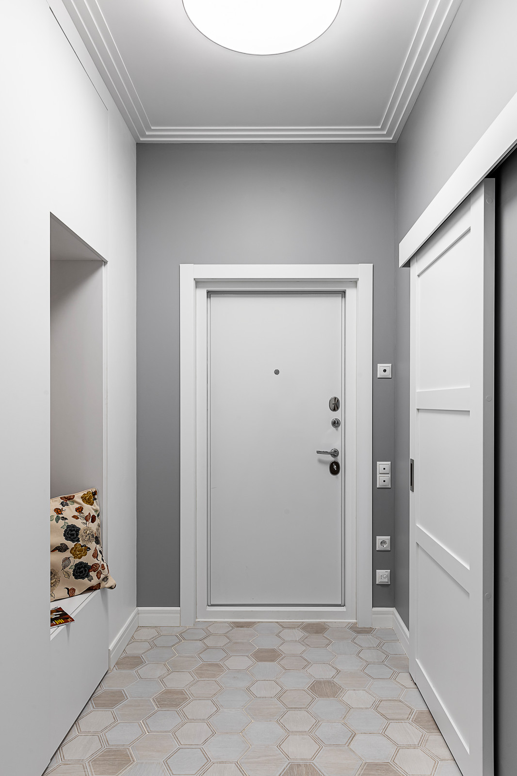 Реализованный проект трехкомнатной квартиры в жк "Рублевское предместье"