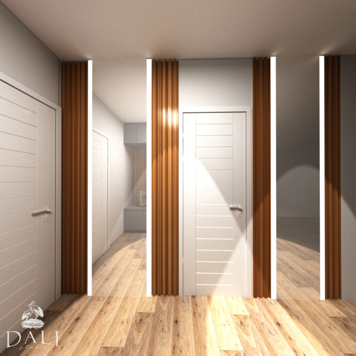 Дизайн интерьера квартиры в ЖК Полярная-25