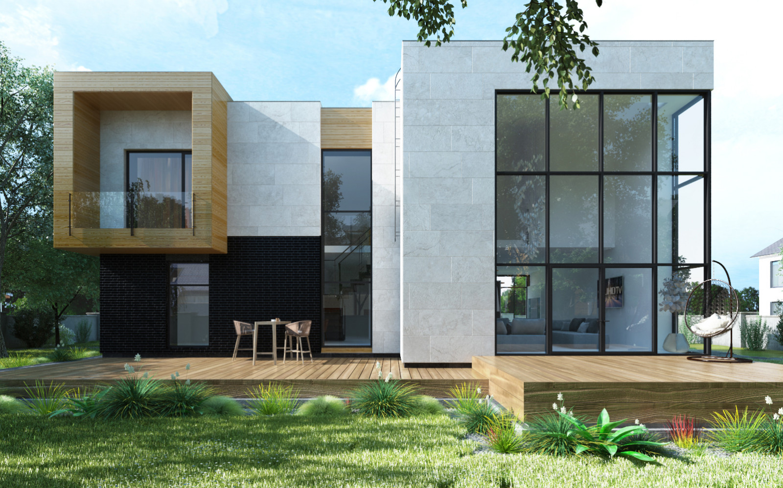 Двухэтажный жилой дом