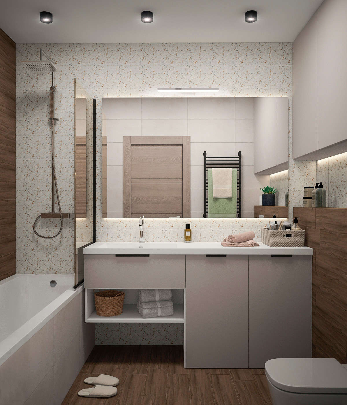 Визуализации квартиры для молодой пары(евродвушка)