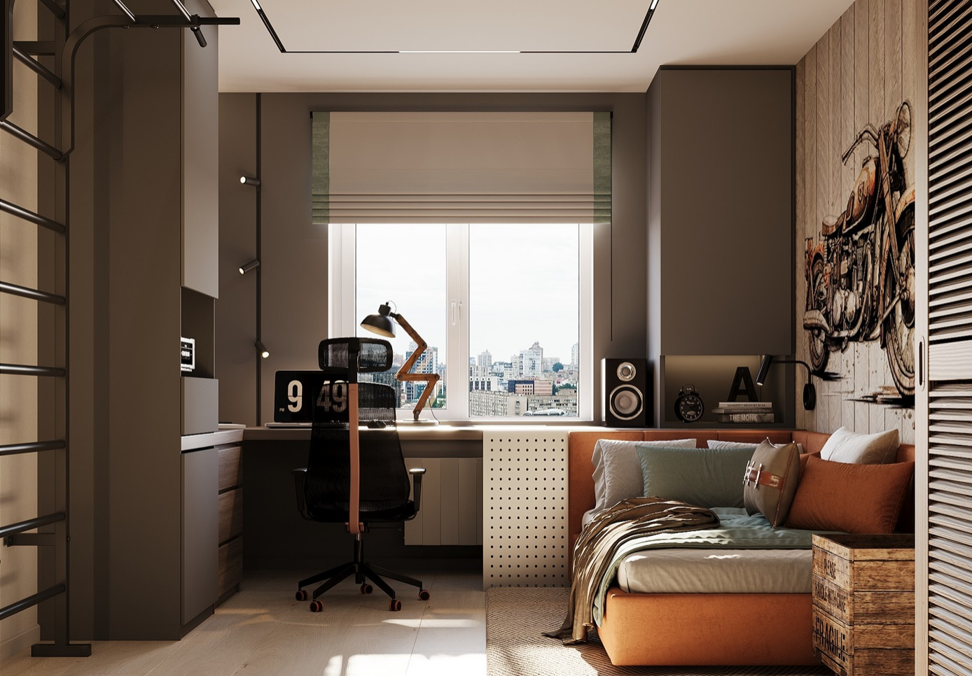 Обложка проекта: Детская для подростка в стиле Лофт