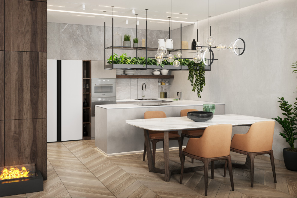 Дизайн трехкомнатной квартиры 90 кв. м.