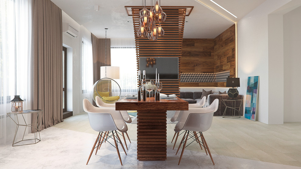 Обложка проекта: Геометрия пространства в современном доме 437 кв.м