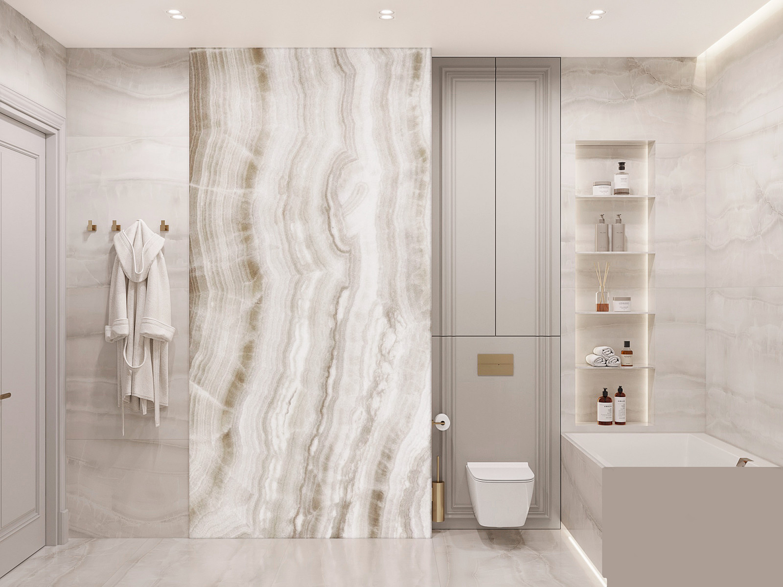 Дизайн-проект жилого дома в ЖК «Сердце Столицы» 80.3 кв.м