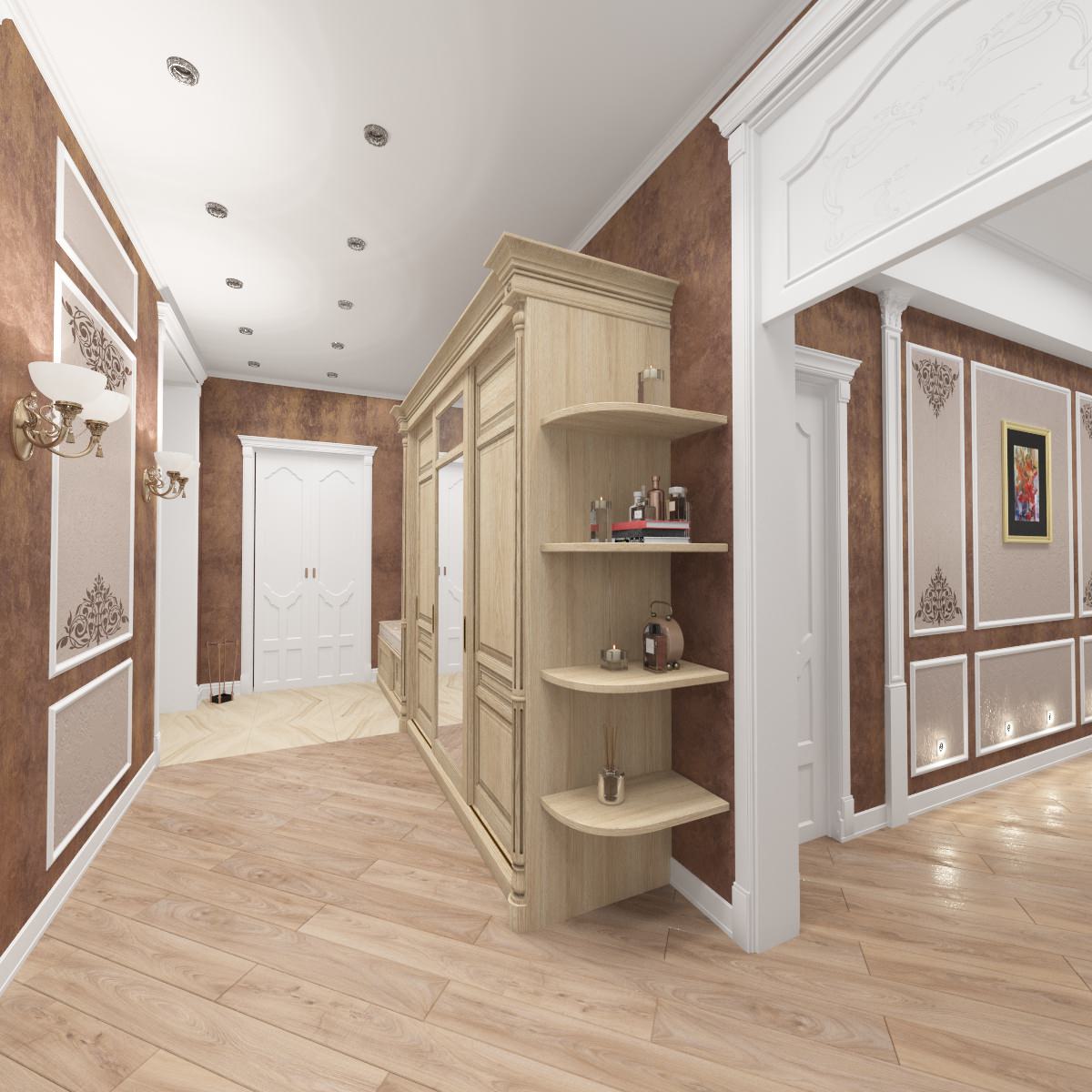 Дизайн-проект квартиры по ул. Серышева