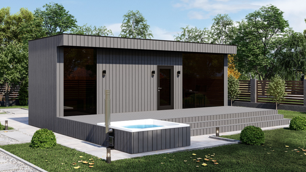 Обложка проекта: Бани в Скандинавском стиле. МО