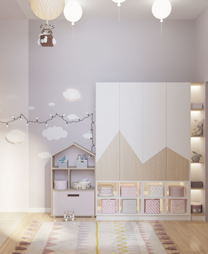 Интерьер квартиры для молодой семьи с тремя детьми