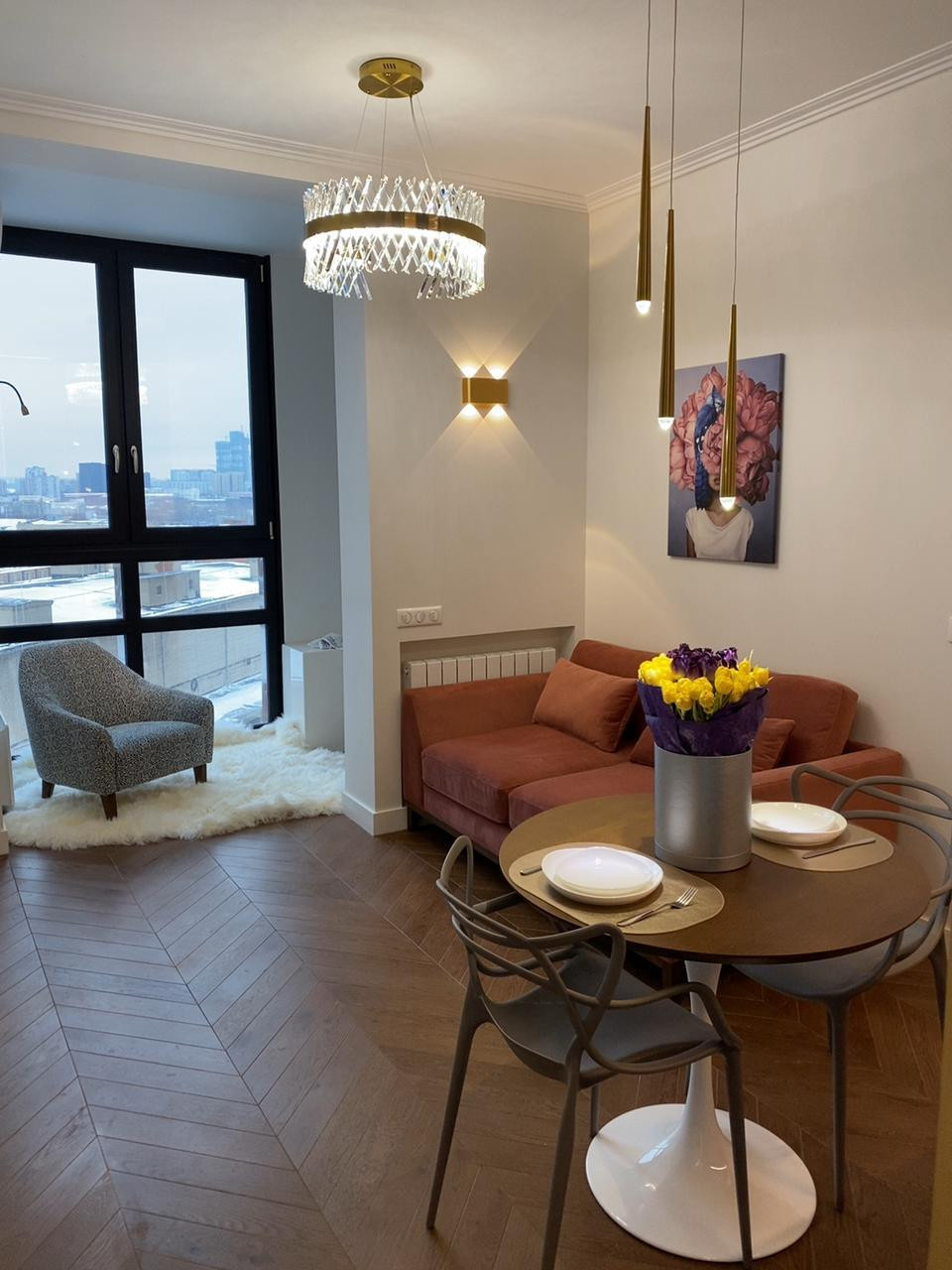 Interior design of a residential flat