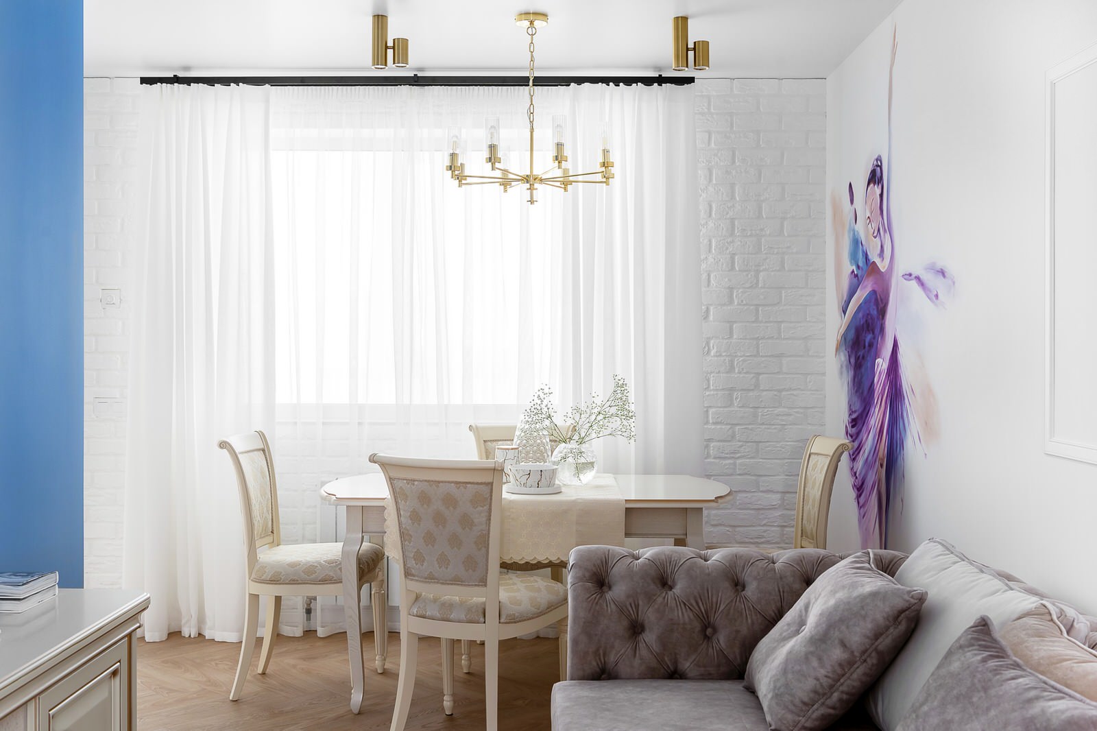 Реализованный дизайн проект квартиры ЖК "Театральный"