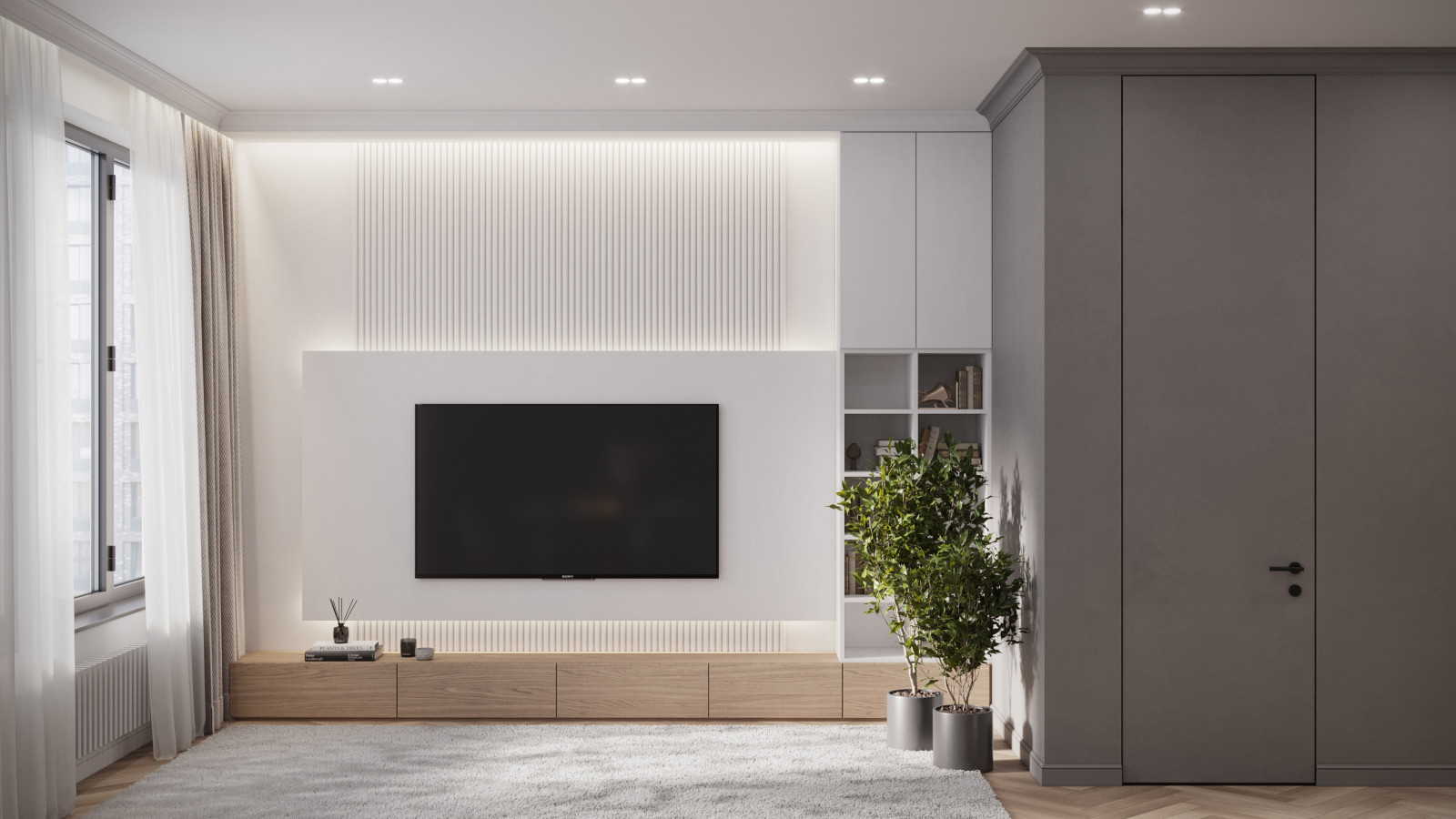 Дизайн-проект квартиры в ЖК «River Park» 100 кв.м