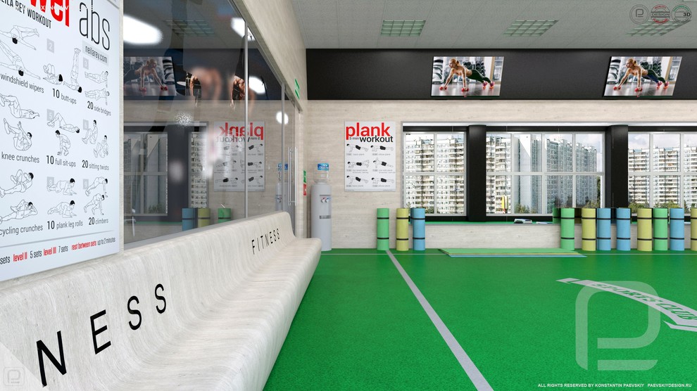 Зал групповых занятий GYM series XENON-VDELUXE
