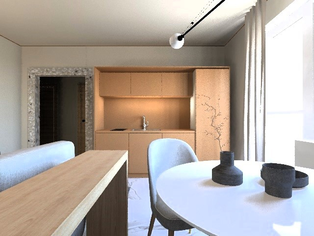 Красноярск,квартира для молодой семьи. Гостиная. 2022 г