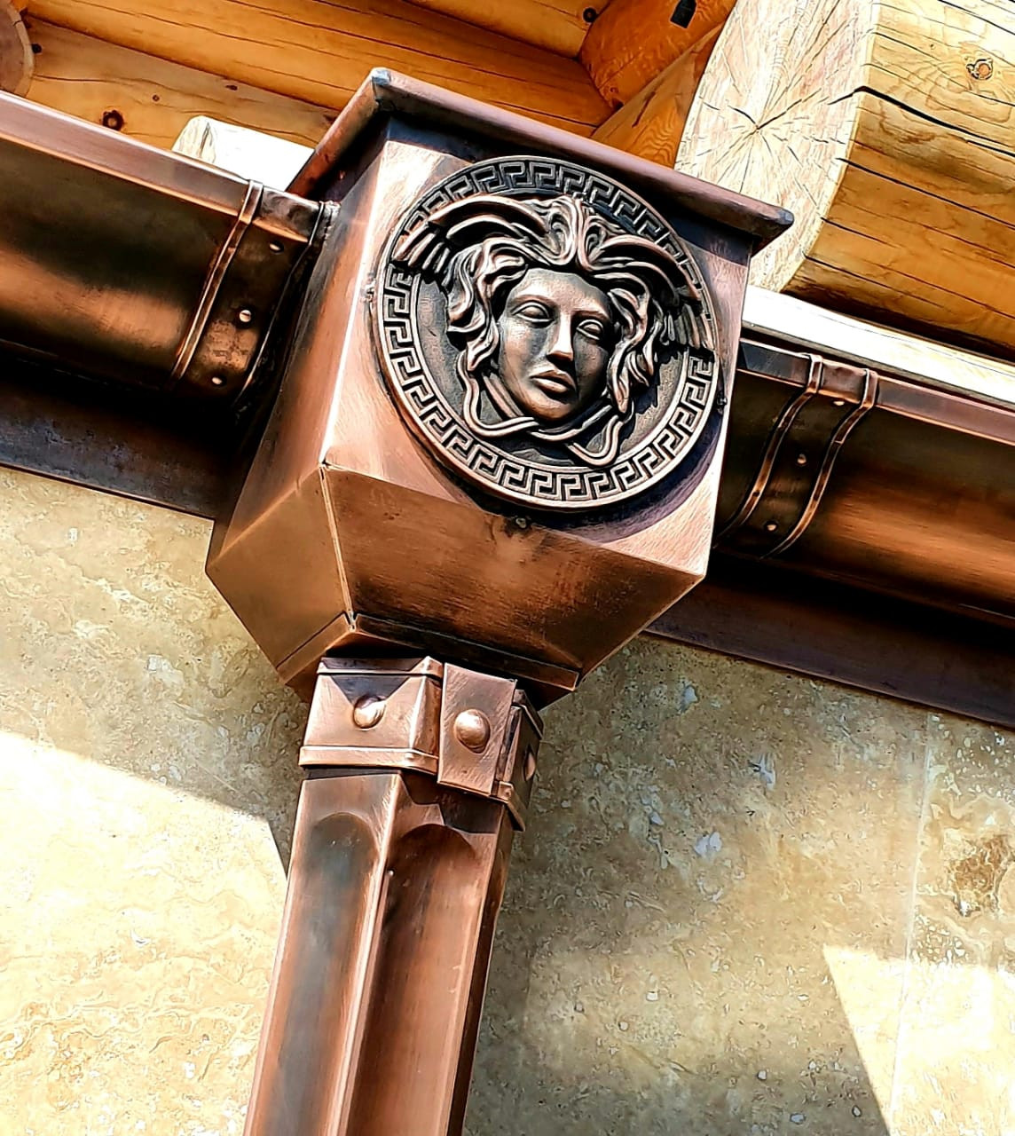 Медная водосточная система «Antique»