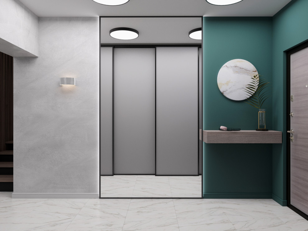 Обложка проекта: Прихожая и коридор в загородном доме. Кемеровская обл.