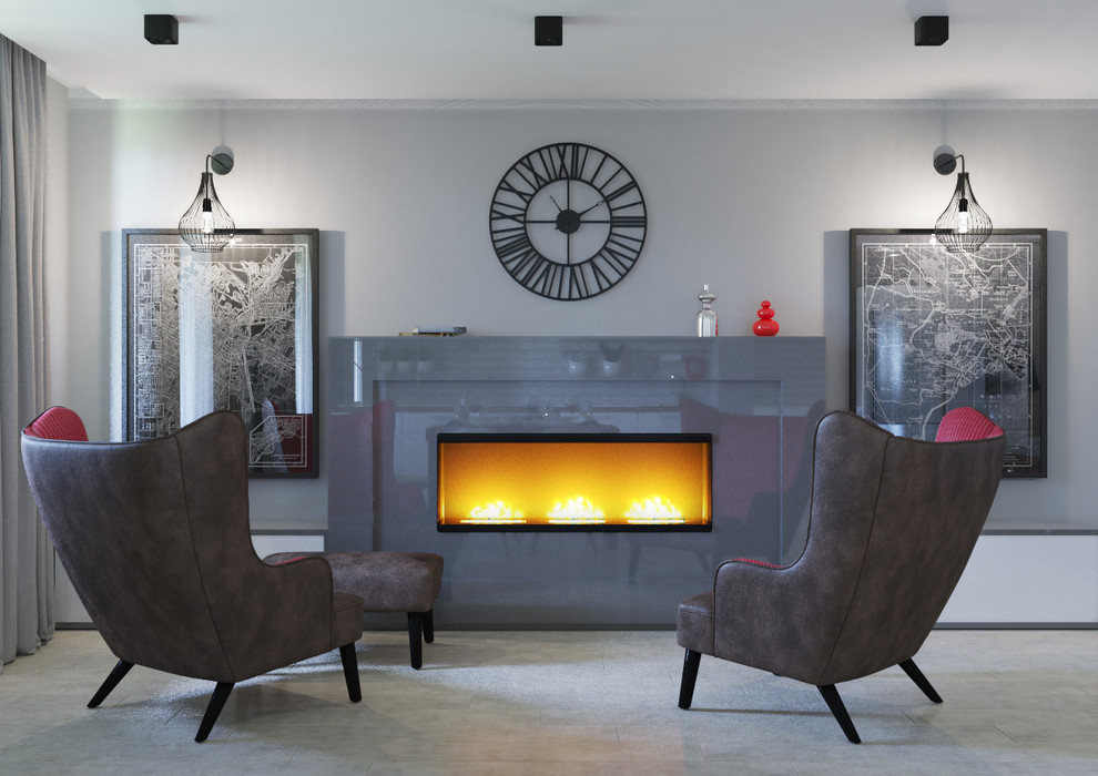 Гостиная с оттенком LOFT