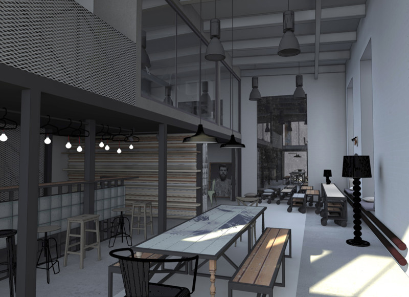 Интерьер офисного пространства компании MDA Fashion Group