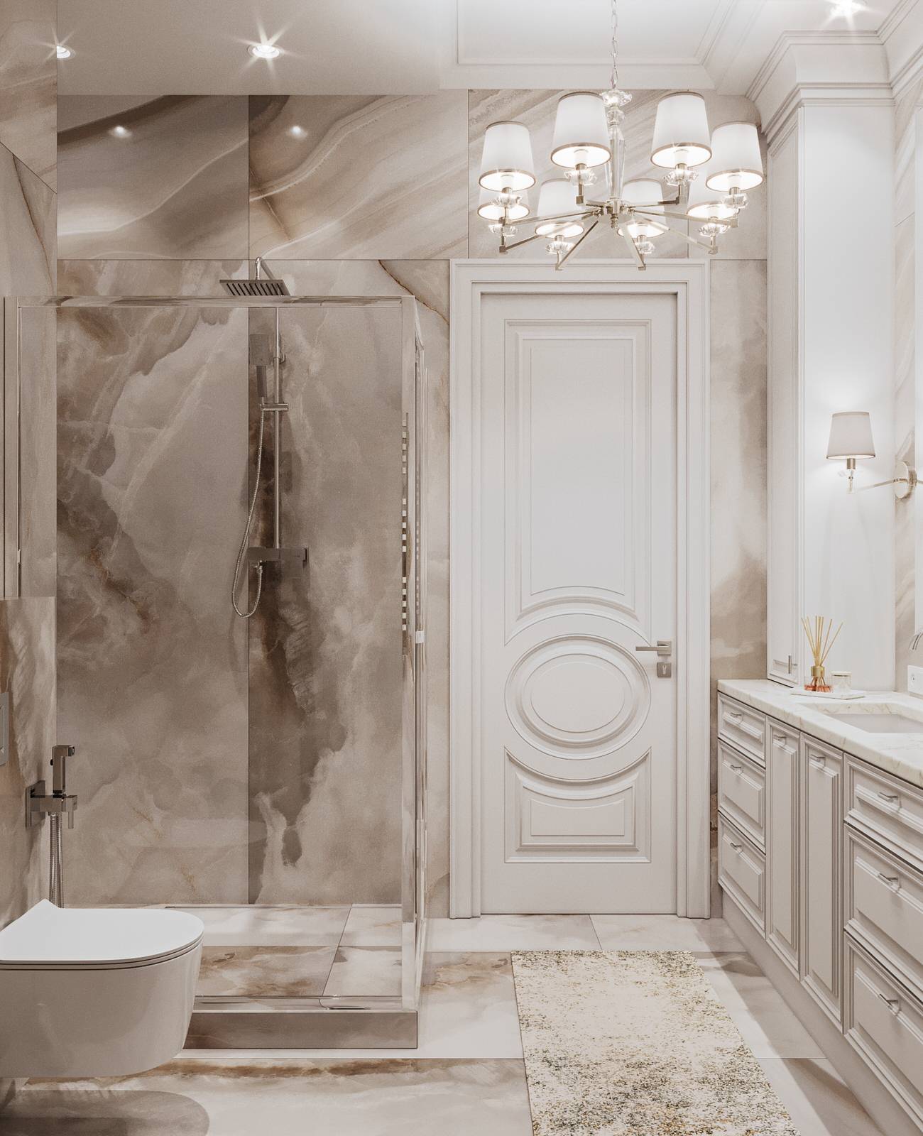 Ванная комната в ЖК "Сердце Столицы"