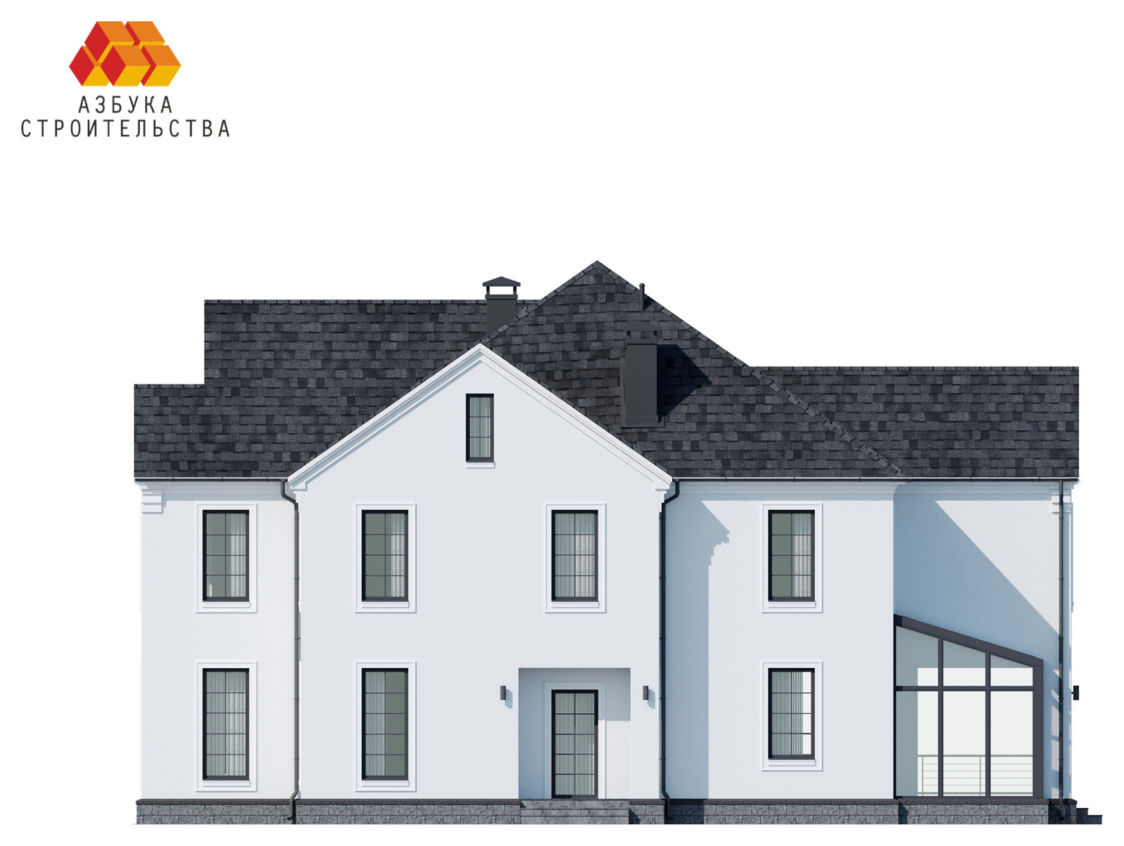 Проект дома с гаражом