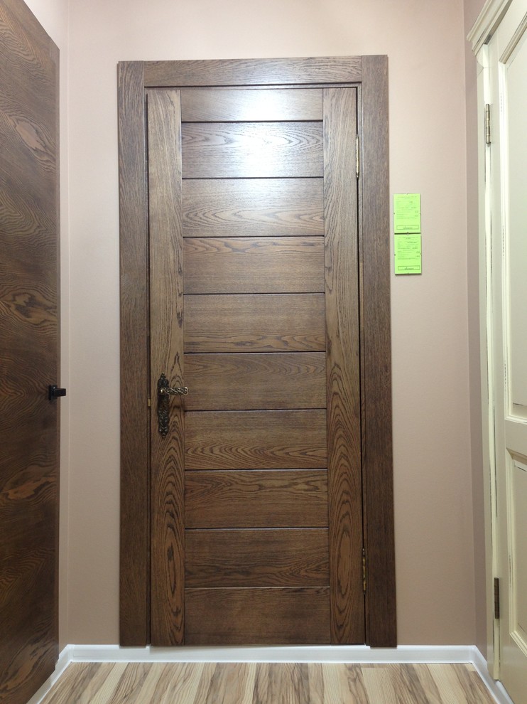 Дверь лофт и кантри. Модель Скиф, отделка маслом