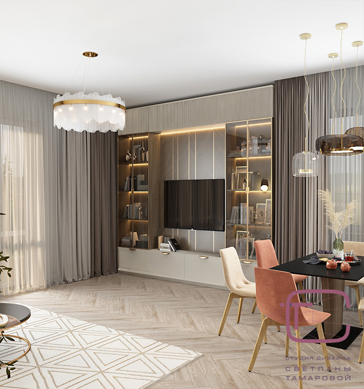 Интерьер частного дома в КП Заря-1