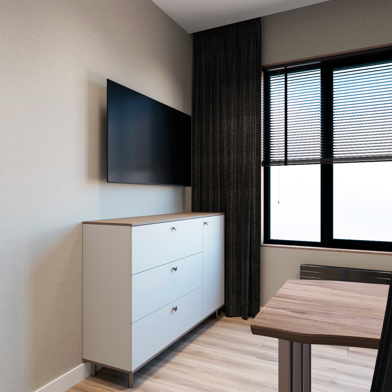 Проект рабочего кабинета 18 м.кв