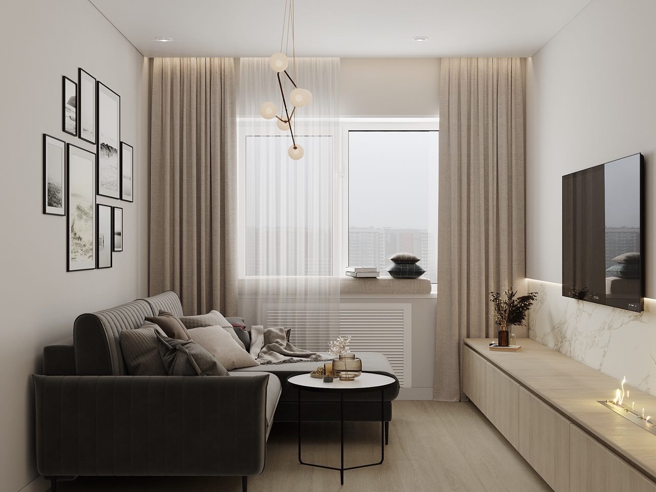 ЖК Lumin, 2 комнаты, 65 м²