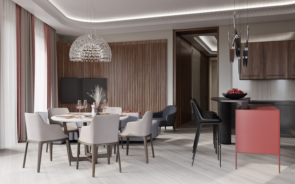 проект интерьера квартиры 150м2 Колков С.С., Камнев М.В. 2020г.