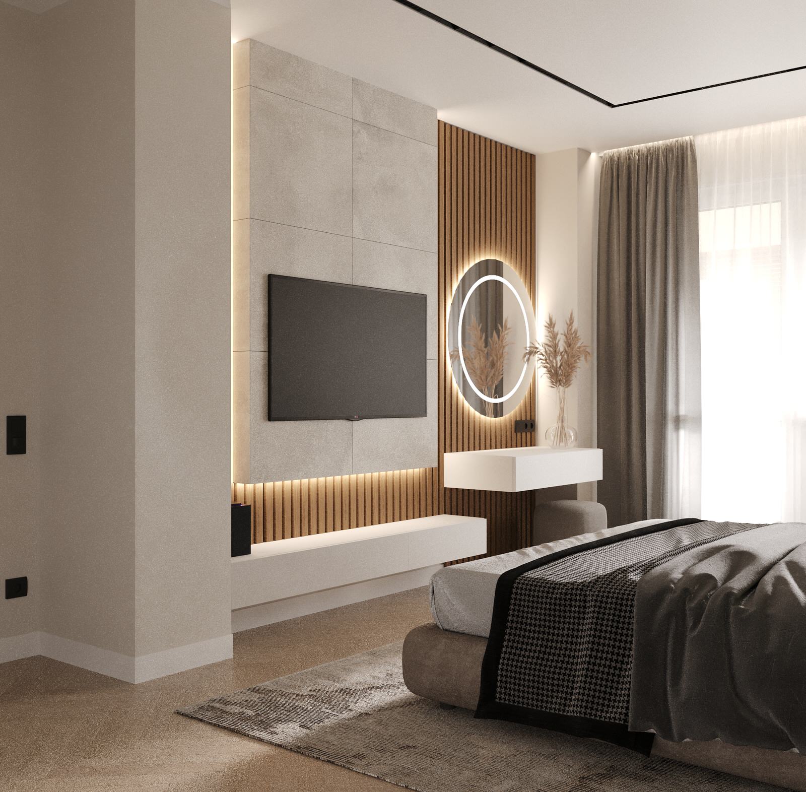 Спальня в ЖК Александровский