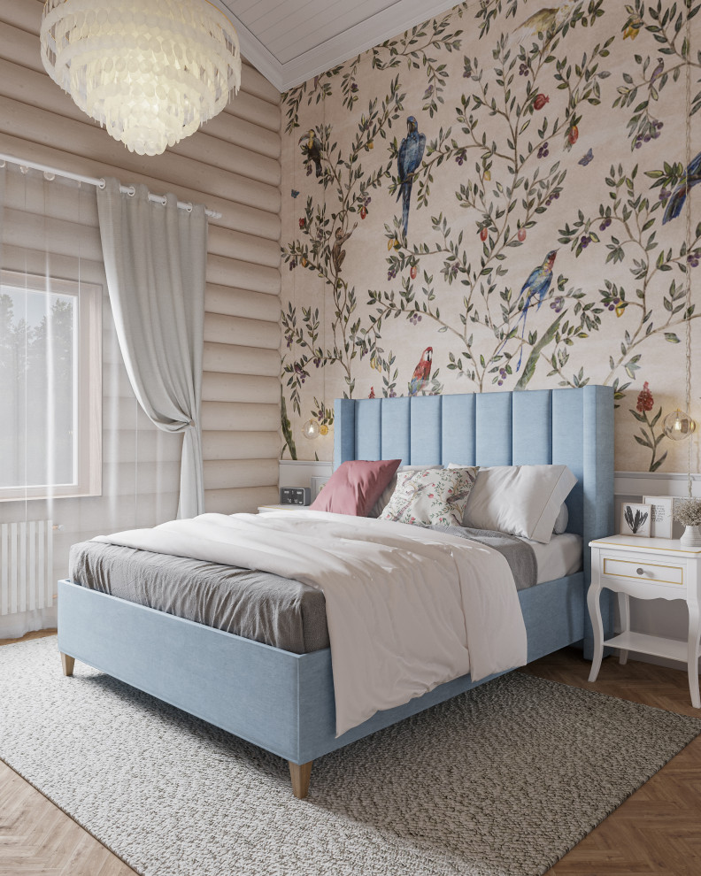 Авторский дом из бревна 135 м² для семьи с двумя детьми в КП Золотые Сосны