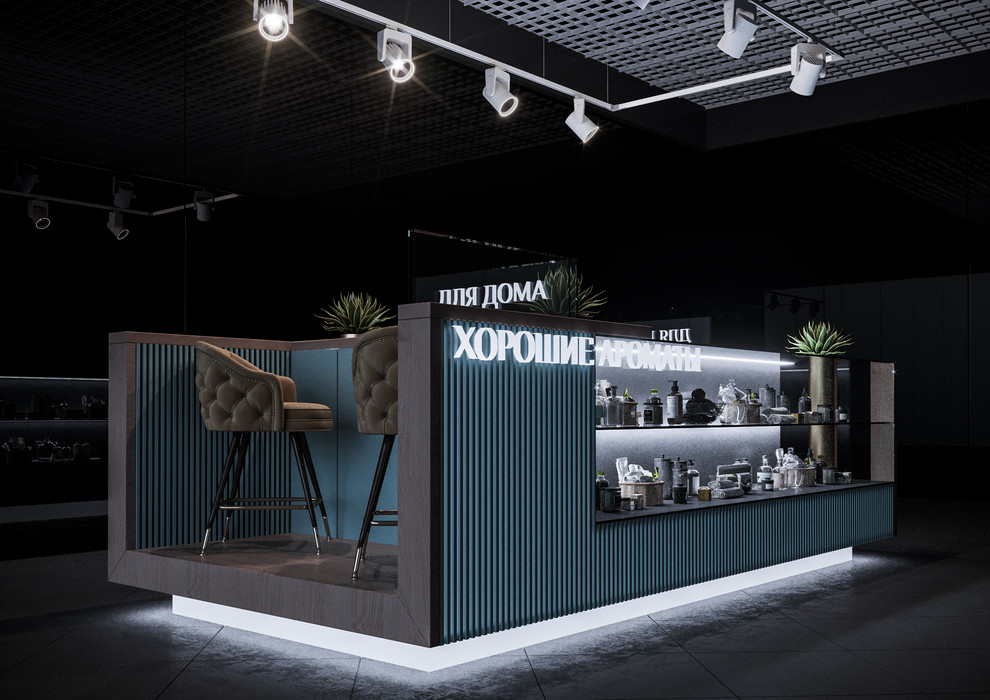 Shop_004_торговый островок "Хорошие ароматы в ТЦ Горизонт"