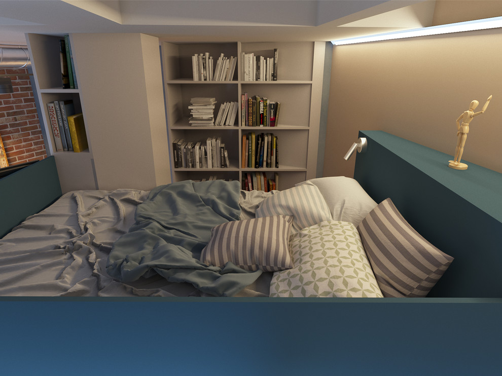 Необычный лофт для необычной семьи