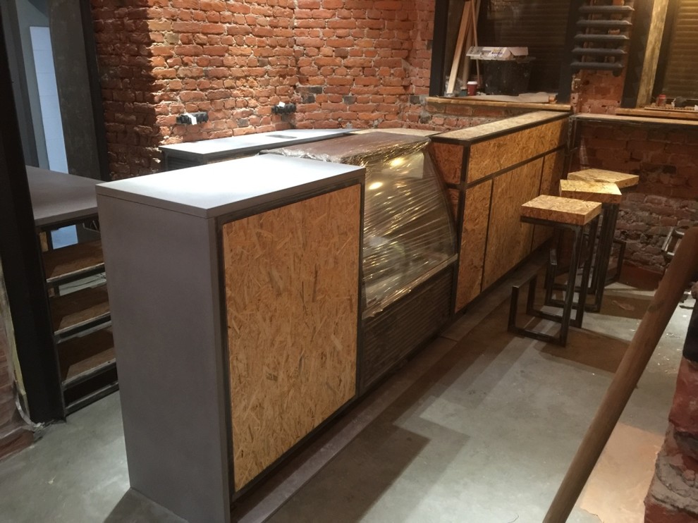 Обложка проекта: Барная стойка и мебель в кофейню "БУДУКОФЕ"