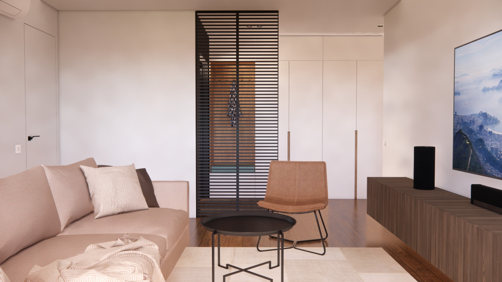 Минимализм в трёхкомнатной квартире