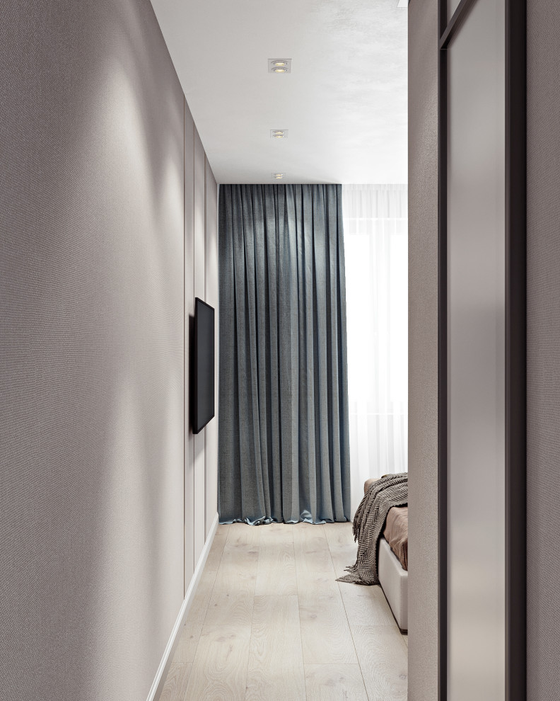 Дизайн проект спальни ЖК Лазурный г. Воронеж