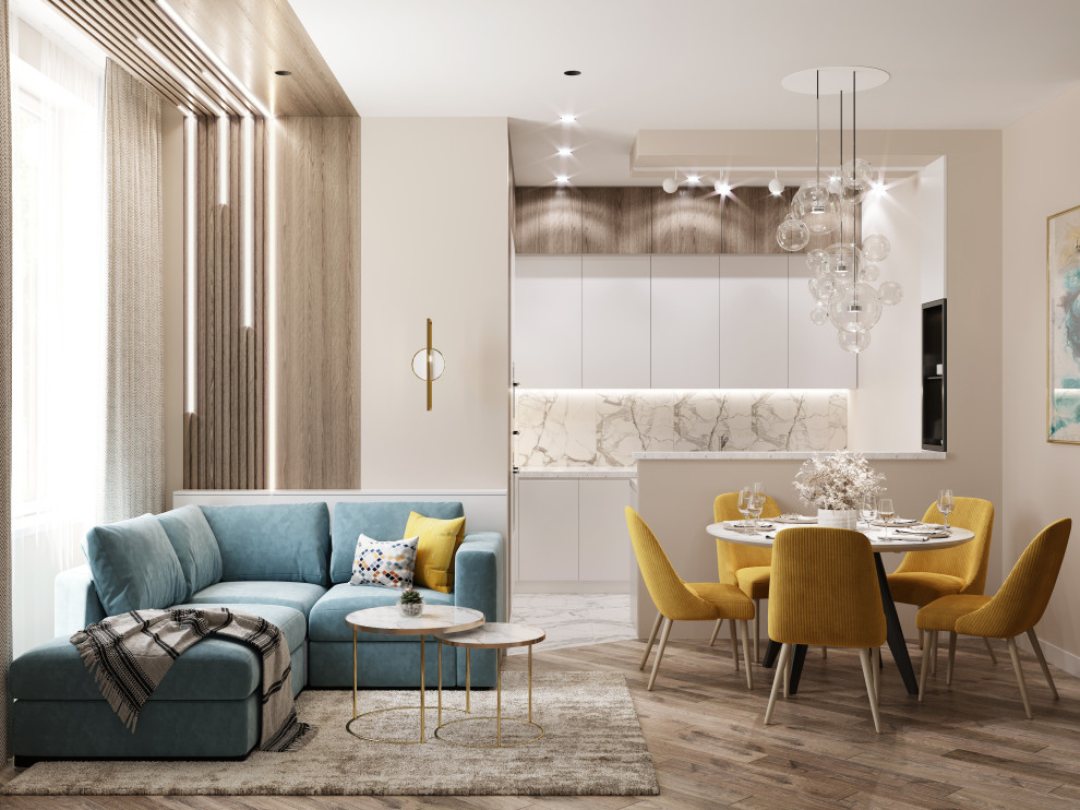 Обложка проекта: Квартира 100 м2 в ЖК "Крылья" г. Москва