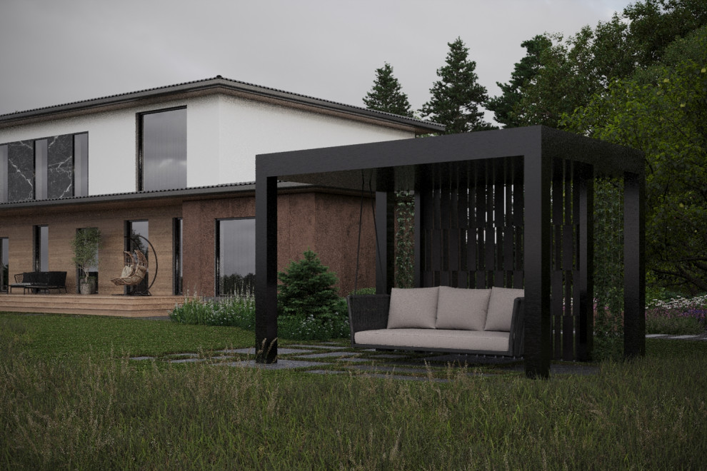 Сад на высоком берегу