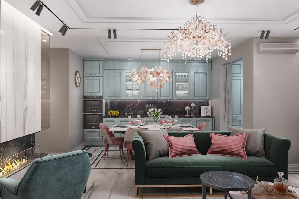 Квартира в ЖК Тургенев, кухня-гостиная