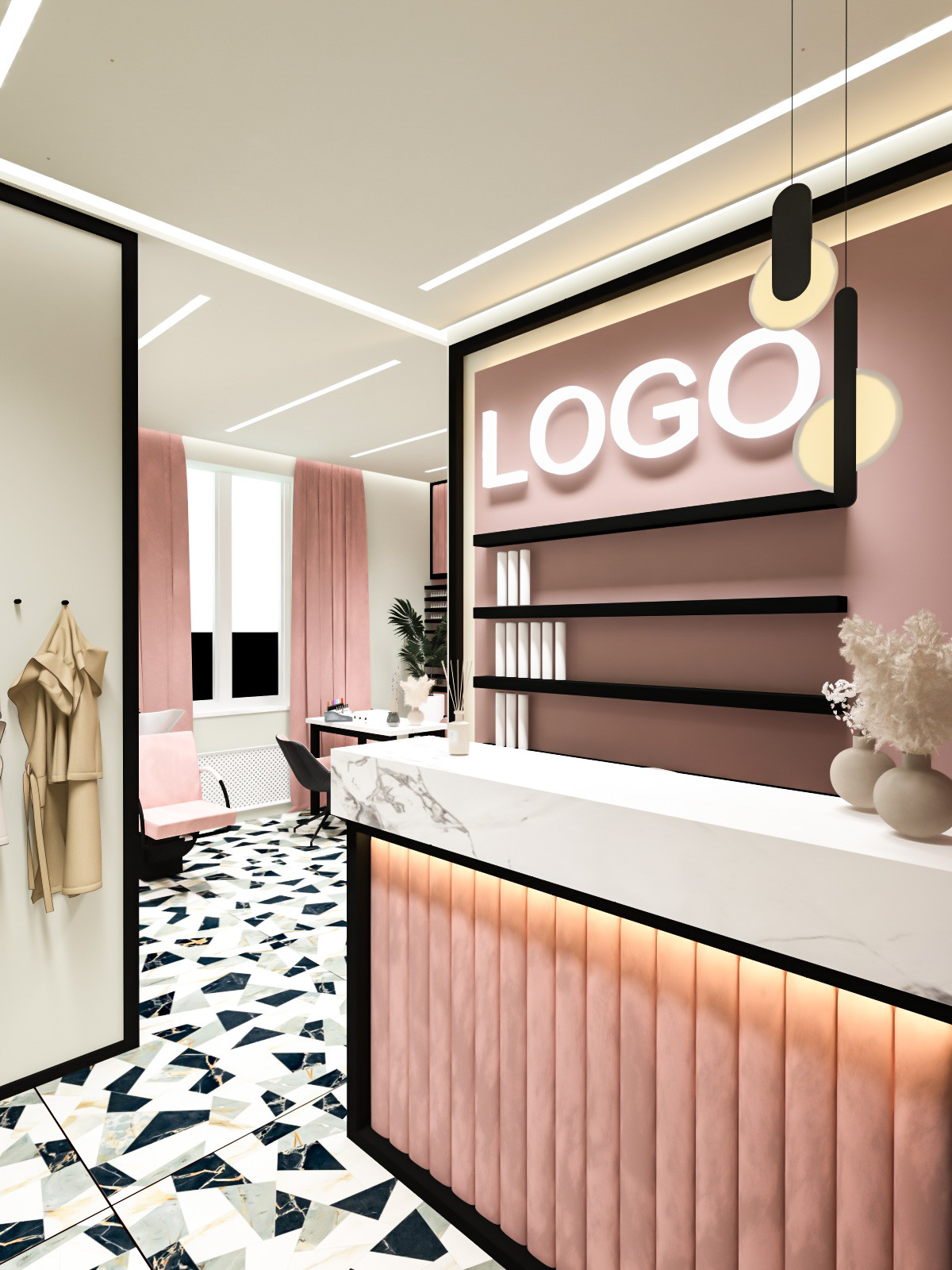 Дизайн салона красоты