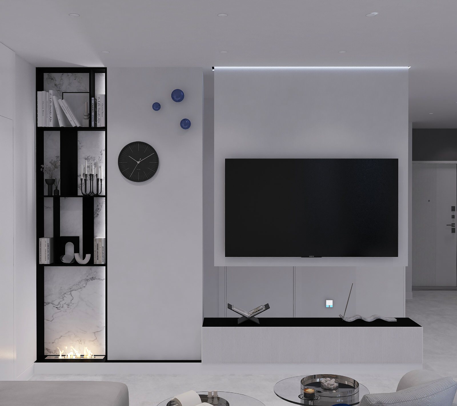 Квартира в минимализме, ул. Гурьевская, г.Новосибирск