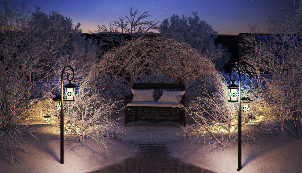 Проект благоустройства участка п.Зубарево. ЗИМА.