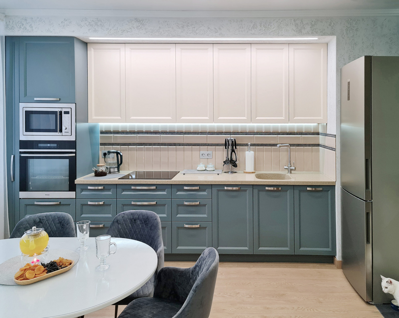 Обложка проекта: Трехкомнатная квартира 80 кв.м