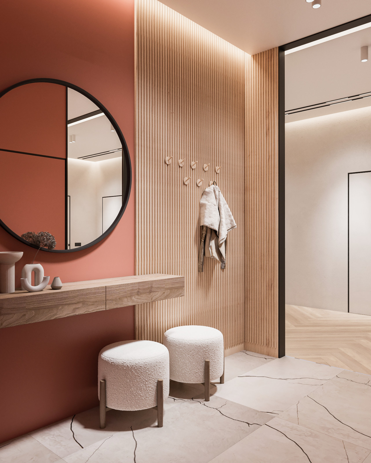 Дизайн интерьера квартиры общей площадью 121 м²