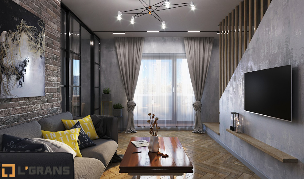 Дизайн интерьера 4к. квартиры по ул. Герасимова в Хабаровске